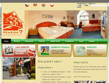 Tablet Screenshot of pension7.cz